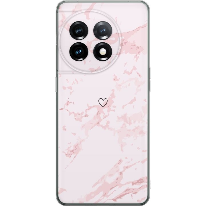 Mobile case for OnePlus 11 with Pink Heart design in the group SMARTPHONE & TABLETS / Phone cases / OnePlus at TP E-commerce Nordic AB (A56443)