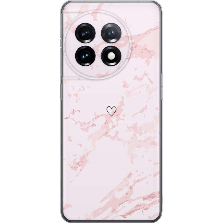 Mobile case for OnePlus 11R with Pink Heart design in the group SMARTPHONE & TABLETS / Phone cases / OnePlus at TP E-commerce Nordic AB (A56497)