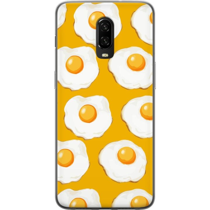 Mobile case for OnePlus 6T with Fried egg design in the group SMARTPHONE & TABLETS / Phone cases / OnePlus at TP E-commerce Nordic AB (A56557)