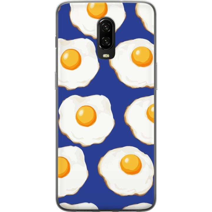 Mobile case for OnePlus 6T with Fried eggs design in the group SMARTPHONE & TABLETS / Phone cases / OnePlus at TP E-commerce Nordic AB (A56561)