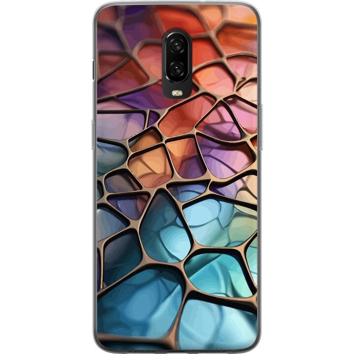 Mobile case for OnePlus 6T with Metallic pattern design in the group SMARTPHONE & TABLETS / Phone cases / OnePlus at TP E-commerce Nordic AB (A56565)