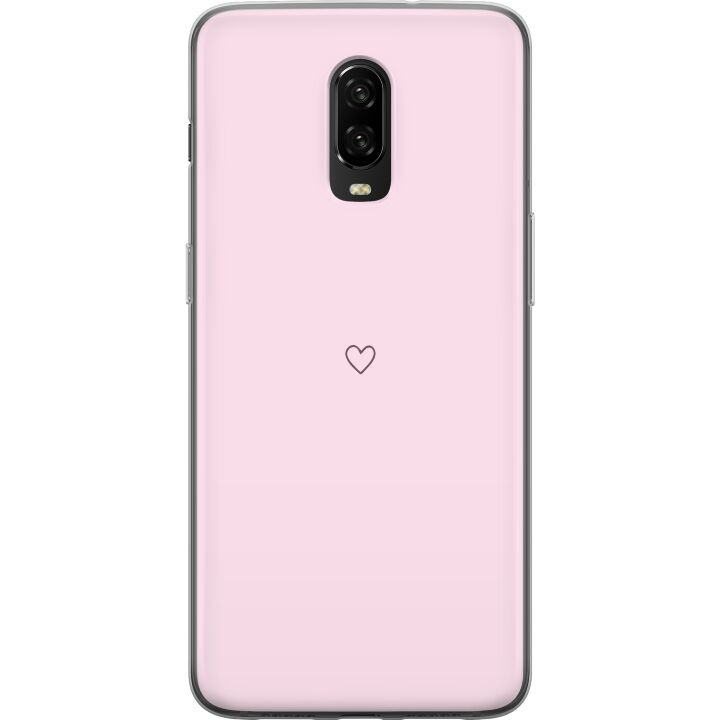 Mobile case for OnePlus 6T with Heart design in the group SMARTPHONE & TABLETS / Phone cases / OnePlus at TP E-commerce Nordic AB (A56574)