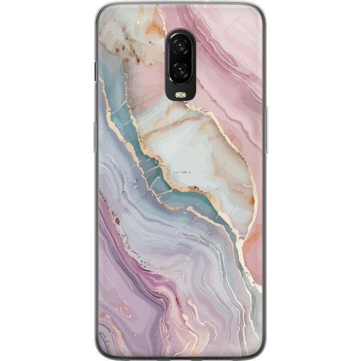 Mobile case for OnePlus 6T with Marble design in the group SMARTPHONE & TABLETS / Phone cases / OnePlus at TP E-commerce Nordic AB (A56577)