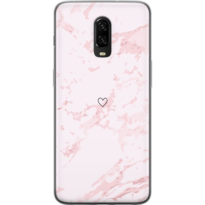 Mobile case for OnePlus 6T with Pink Heart design in the group SMARTPHONE & TABLETS / Phone cases / OnePlus at TP E-commerce Nordic AB (A56578)