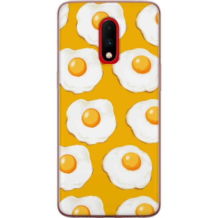 Mobile case for OnePlus 7 with Fried egg design in the group SMARTPHONE & TABLETS / Phone cases / OnePlus at TP E-commerce Nordic AB (A56611)