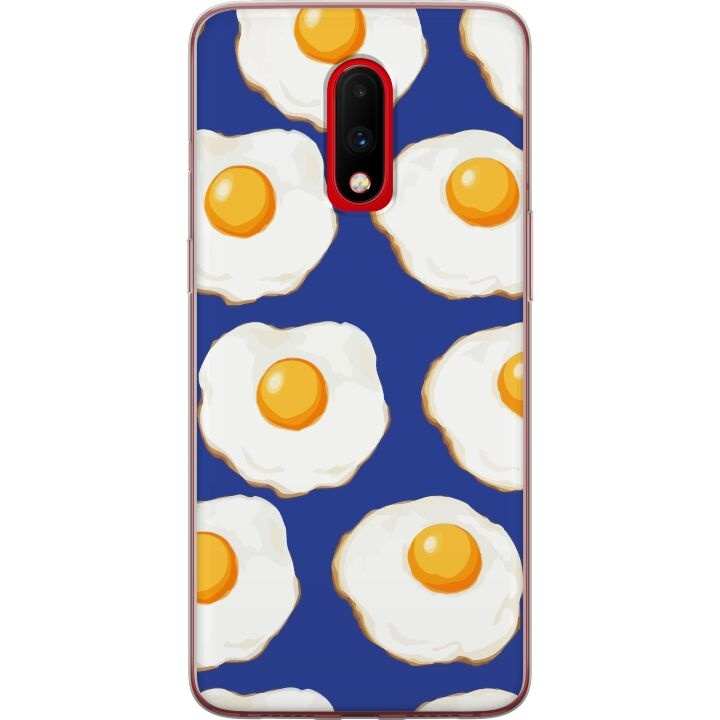 Mobile case for OnePlus 7 with Fried eggs design in the group SMARTPHONE & TABLETS / Phone cases / OnePlus at TP E-commerce Nordic AB (A56615)