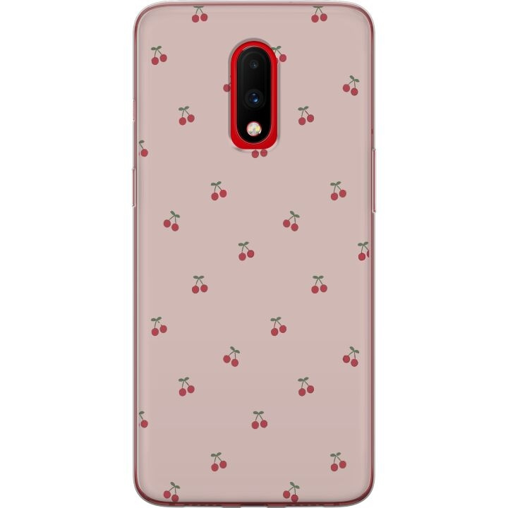 Mobile case for OnePlus 7 with Cherry design in the group SMARTPHONE & TABLETS / Phone cases / OnePlus at TP E-commerce Nordic AB (A56616)