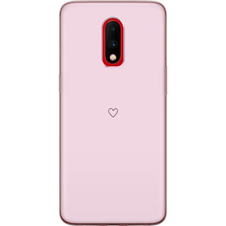 Mobile case for OnePlus 7 with Heart design in the group SMARTPHONE & TABLETS / Phone cases / OnePlus at TP E-commerce Nordic AB (A56628)