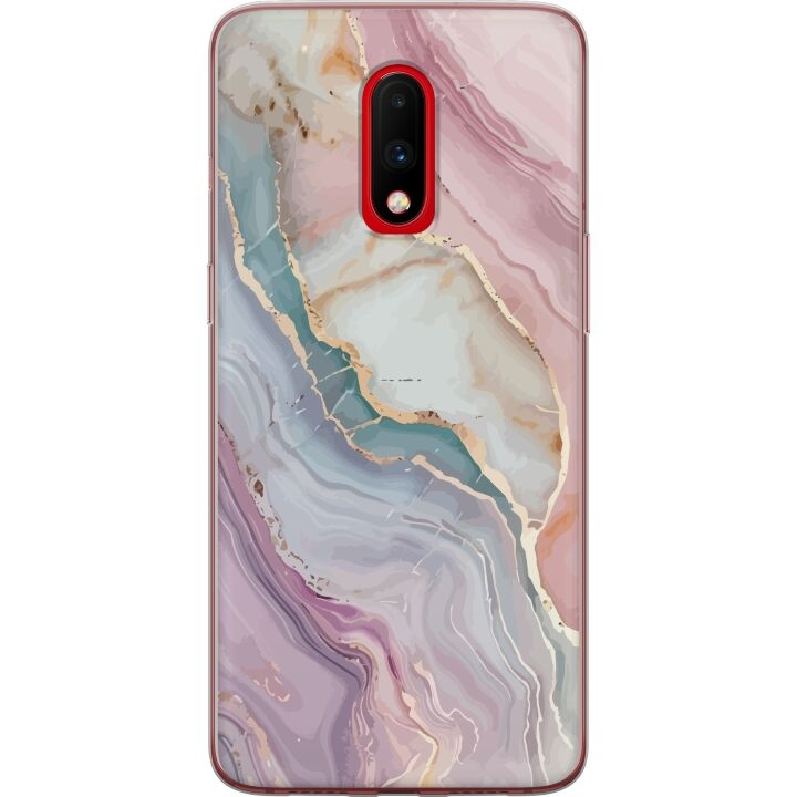 Mobile case for OnePlus 7 with Marble design in the group SMARTPHONE & TABLETS / Phone cases / OnePlus at TP E-commerce Nordic AB (A56631)