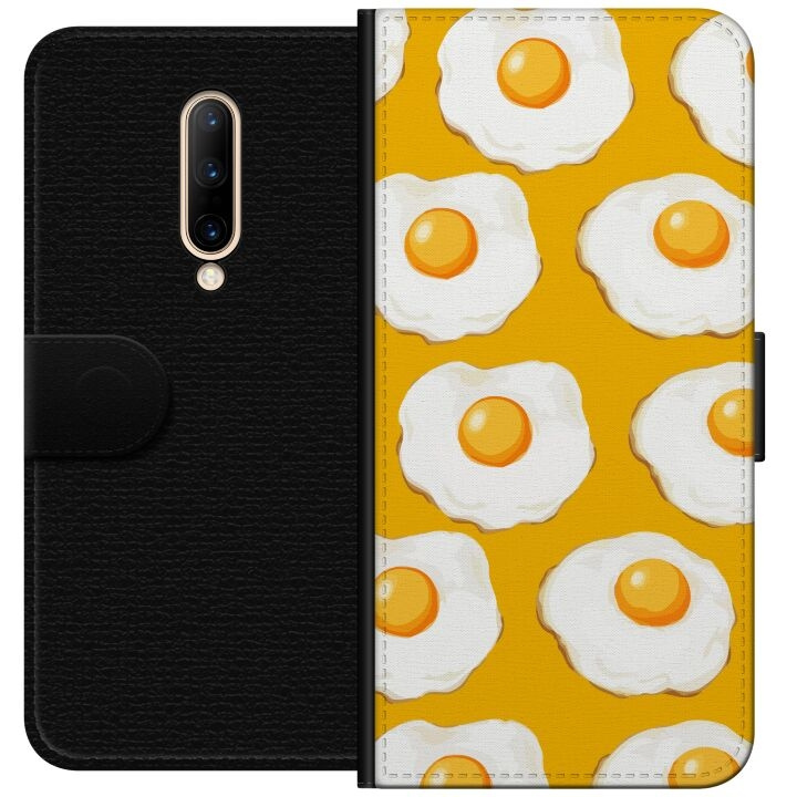 Wallet case for OnePlus 7 Pro with Fried egg design in the group SMARTPHONE & TABLETS / Phone cases / OnePlus at TP E-commerce Nordic AB (A56638)