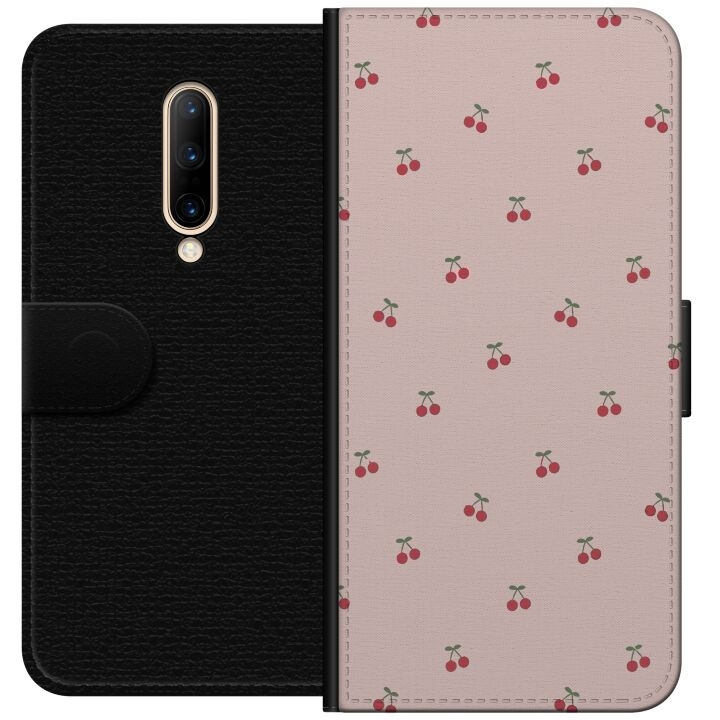 Wallet case for OnePlus 7 Pro with Cherry design in the group SMARTPHONE & TABLETS / Phone cases / OnePlus at TP E-commerce Nordic AB (A56643)