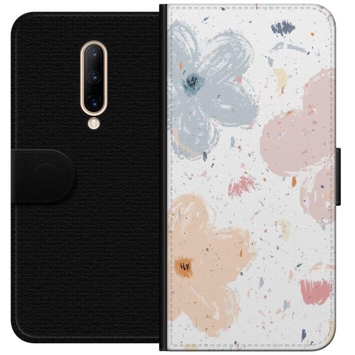 Wallet case for OnePlus 7 Pro with Flowers design in the group SMARTPHONE & TABLETS / Phone cases / OnePlus at TP E-commerce Nordic AB (A56648)