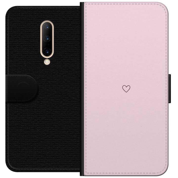 Wallet case for OnePlus 7 Pro with Heart design in the group SMARTPHONE & TABLETS / Phone cases / OnePlus at TP E-commerce Nordic AB (A56655)