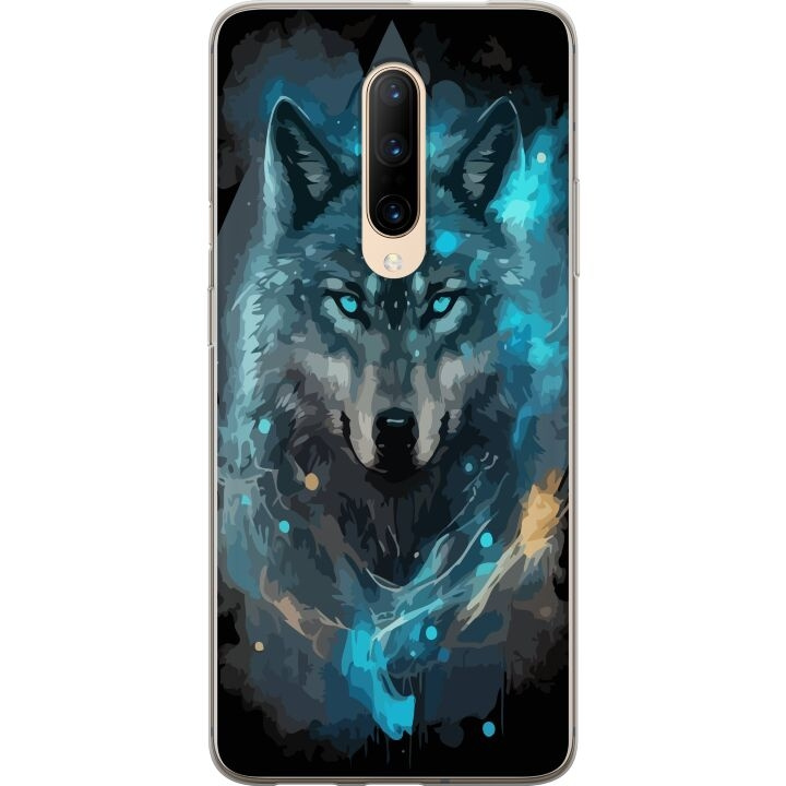 Mobile case for OnePlus 7 Pro with Wolf design in the group SMARTPHONE & TABLETS / Phone cases / OnePlus at TP E-commerce Nordic AB (A56668)