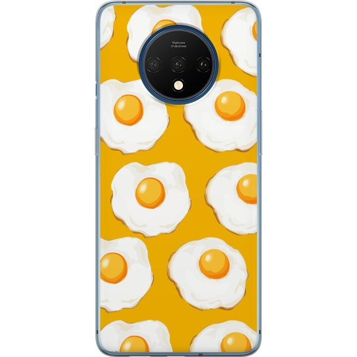 Mobile case for OnePlus 7T with Fried egg design in the group SMARTPHONE & TABLETS / Phone cases / OnePlus at TP E-commerce Nordic AB (A56719)