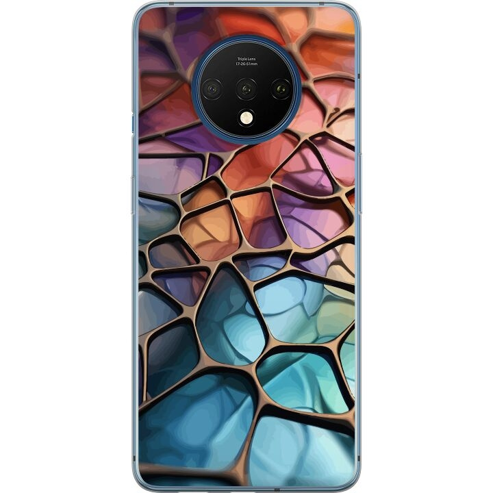 Mobile case for OnePlus 7T with Metallic pattern design in the group SMARTPHONE & TABLETS / Phone cases / OnePlus at TP E-commerce Nordic AB (A56727)