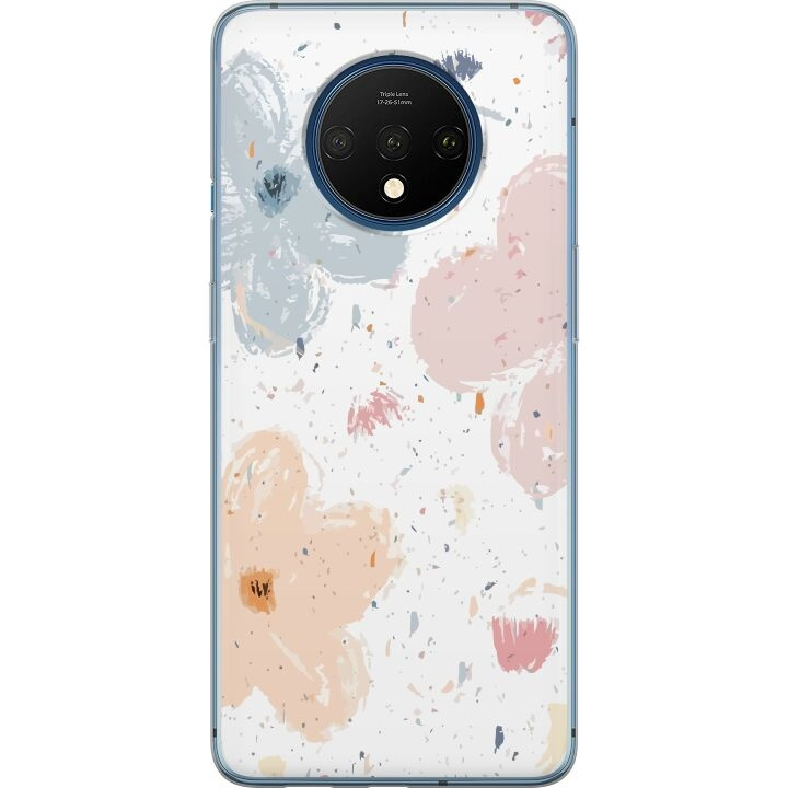 Mobile case for OnePlus 7T with Flowers design in the group SMARTPHONE & TABLETS / Phone cases / OnePlus at TP E-commerce Nordic AB (A56729)