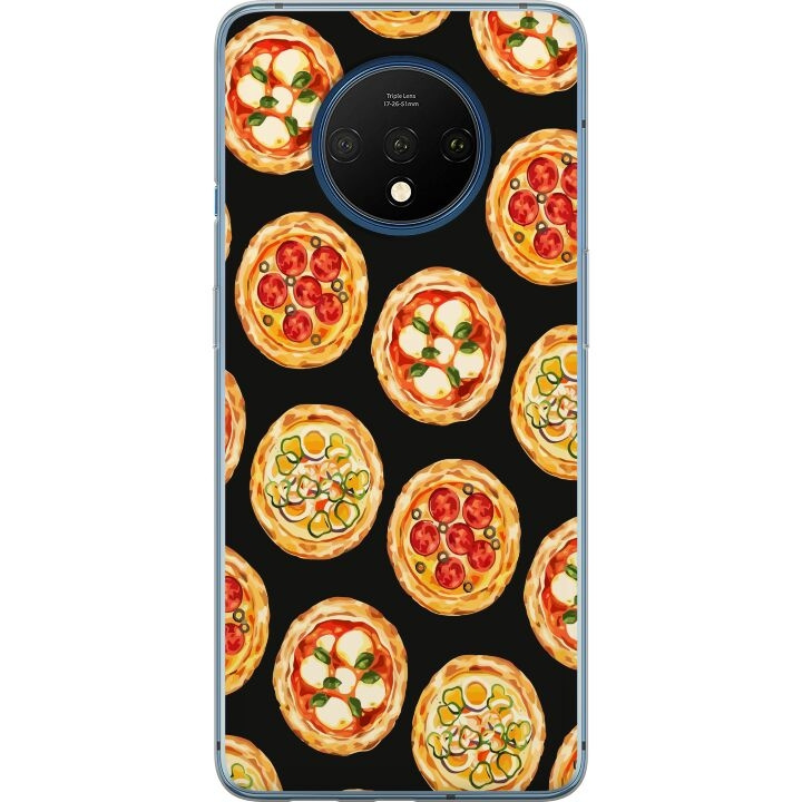 Mobile case for OnePlus 7T with Pizza design in the group SMARTPHONE & TABLETS / Phone cases / OnePlus at TP E-commerce Nordic AB (A56730)