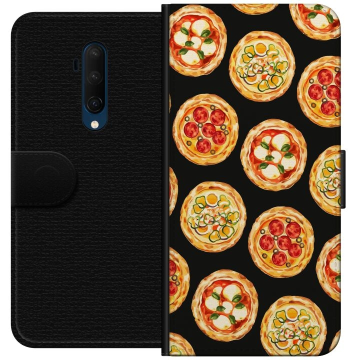 Wallet case for OnePlus 7T Pro with Pizza design in the group SMARTPHONE & TABLETS / Phone cases / OnePlus at TP E-commerce Nordic AB (A56757)