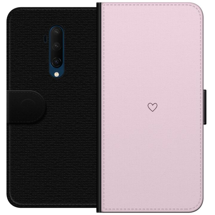 Wallet case for OnePlus 7T Pro with Heart design in the group SMARTPHONE & TABLETS / Phone cases / OnePlus at TP E-commerce Nordic AB (A56763)