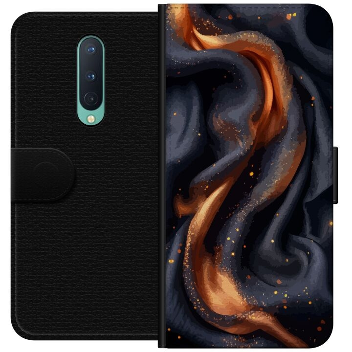 Wallet case for OnePlus 8 with Fiery silk design in the group SMARTPHONE & TABLETS / Phone cases / OnePlus at TP E-commerce Nordic AB (A56799)