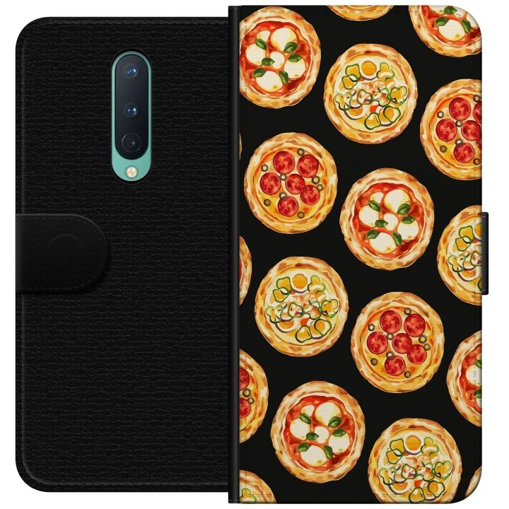 Wallet case for OnePlus 8 with Pizza design in the group SMARTPHONE & TABLETS / Phone cases / OnePlus at TP E-commerce Nordic AB (A56811)