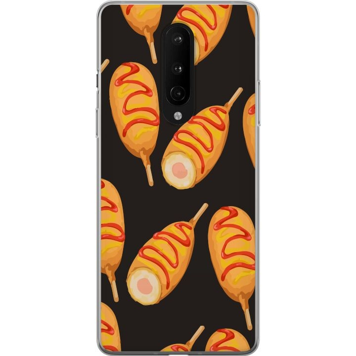 Mobile case for OnePlus 8 with Chicken drumstick design in the group SMARTPHONE & TABLETS / Phone cases / OnePlus at TP E-commerce Nordic AB (A56834)