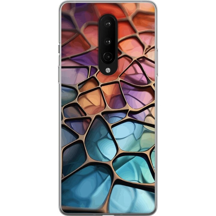 Mobile case for OnePlus 8 with Metallic pattern design in the group SMARTPHONE & TABLETS / Phone cases / OnePlus at TP E-commerce Nordic AB (A56835)