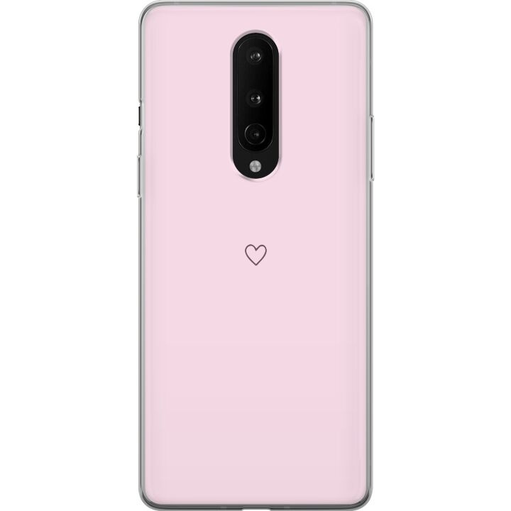 Mobile case for OnePlus 8 with Heart design in the group SMARTPHONE & TABLETS / Phone cases / OnePlus at TP E-commerce Nordic AB (A56844)