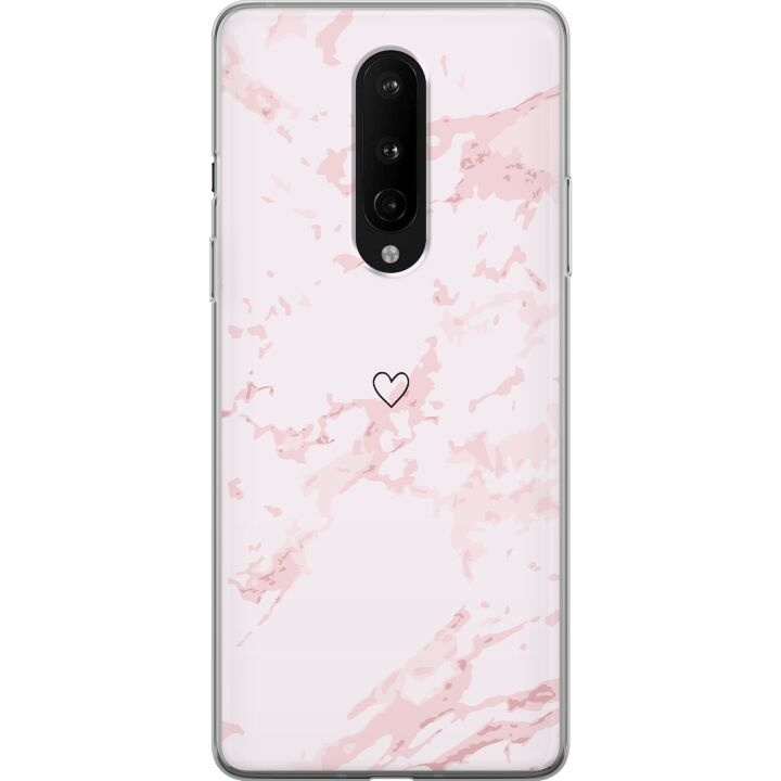 Mobile case for OnePlus 8 with Pink Heart design in the group SMARTPHONE & TABLETS / Phone cases / OnePlus at TP E-commerce Nordic AB (A56848)