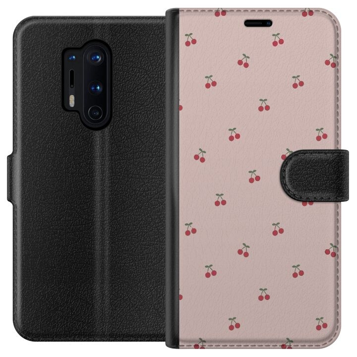 Wallet case for OnePlus 8 Pro with Cherry design in the group SMARTPHONE & TABLETS / Phone cases / OnePlus at TP E-commerce Nordic AB (A56859)