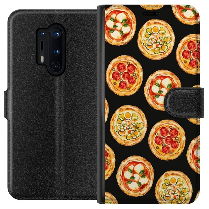 Wallet case for OnePlus 8 Pro with Pizza design in the group SMARTPHONE & TABLETS / Phone cases / OnePlus at TP E-commerce Nordic AB (A56865)