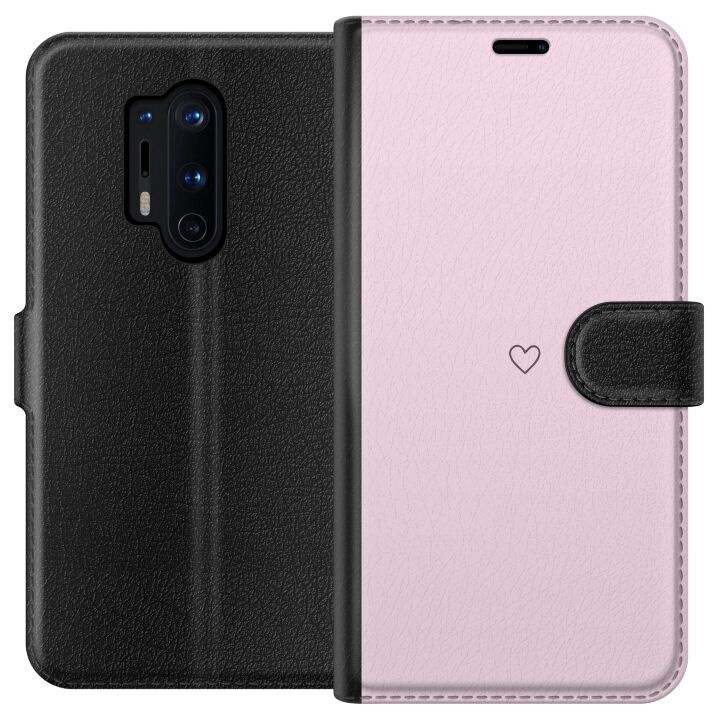 Wallet case for OnePlus 8 Pro with Heart design in the group SMARTPHONE & TABLETS / Phone cases / OnePlus at TP E-commerce Nordic AB (A56871)