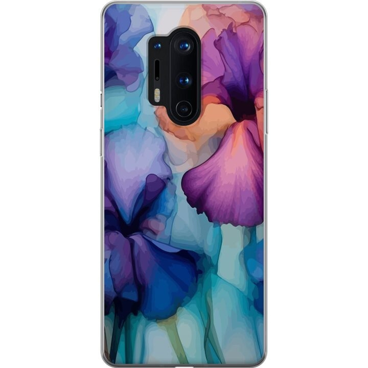 Mobile case for OnePlus 8 Pro with Magical flowers design in the group SMARTPHONE & TABLETS / Phone cases / OnePlus at TP E-commerce Nordic AB (A56882)