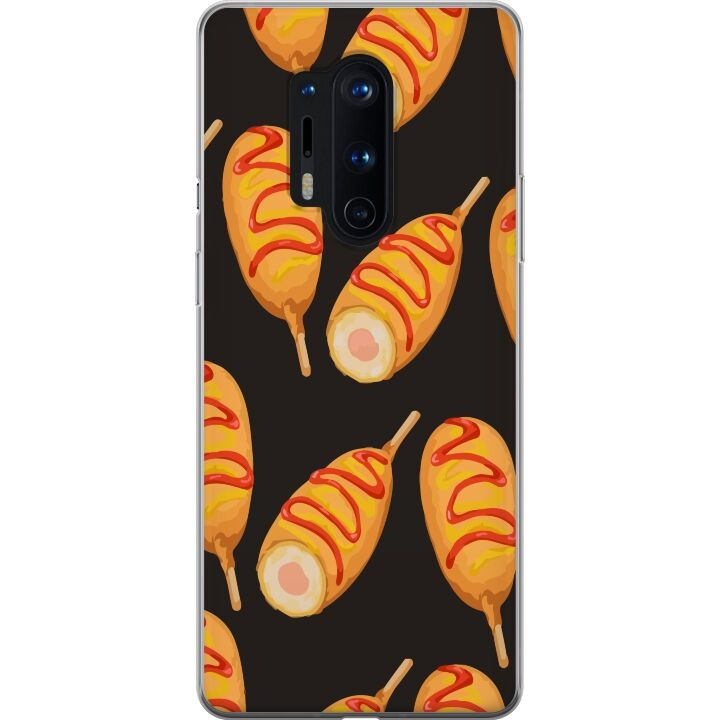 Mobile case for OnePlus 8 Pro with Chicken drumstick design in the group SMARTPHONE & TABLETS / Phone cases / OnePlus at TP E-commerce Nordic AB (A56888)