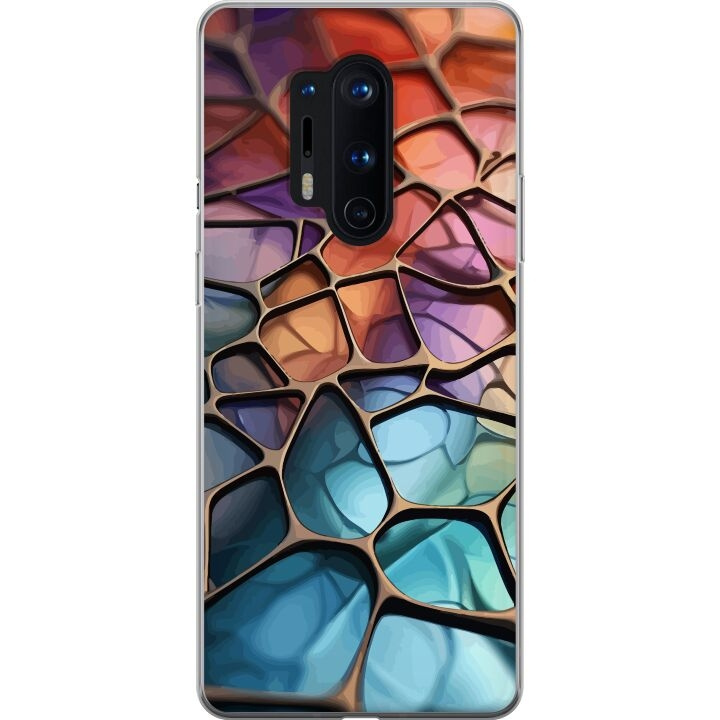 Mobile case for OnePlus 8 Pro with Metallic pattern design in the group SMARTPHONE & TABLETS / Phone cases / OnePlus at TP E-commerce Nordic AB (A56889)