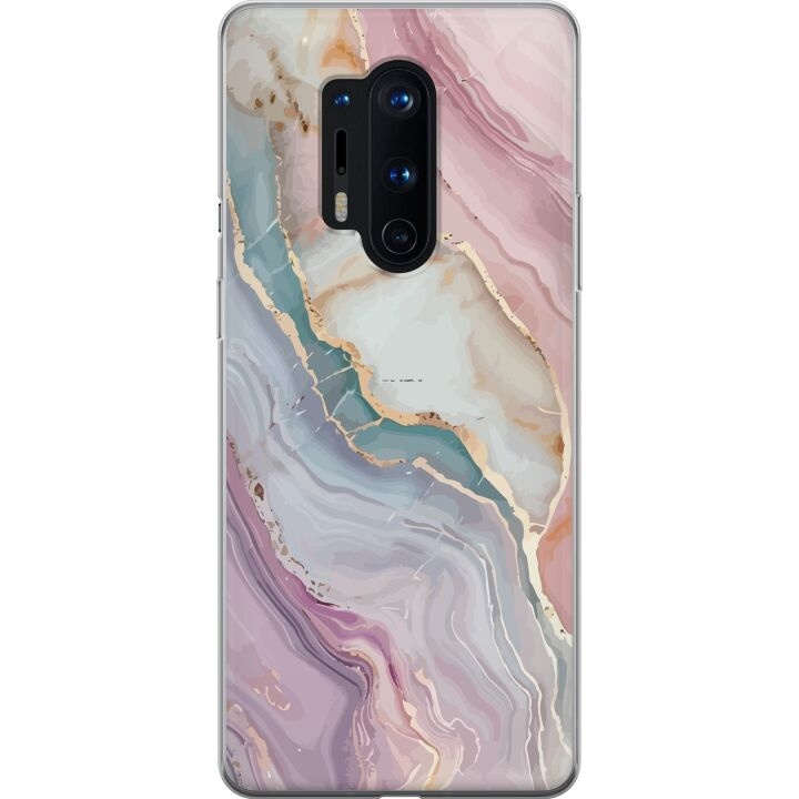 Mobile case for OnePlus 8 Pro with Marble design in the group SMARTPHONE & TABLETS / Phone cases / OnePlus at TP E-commerce Nordic AB (A56901)