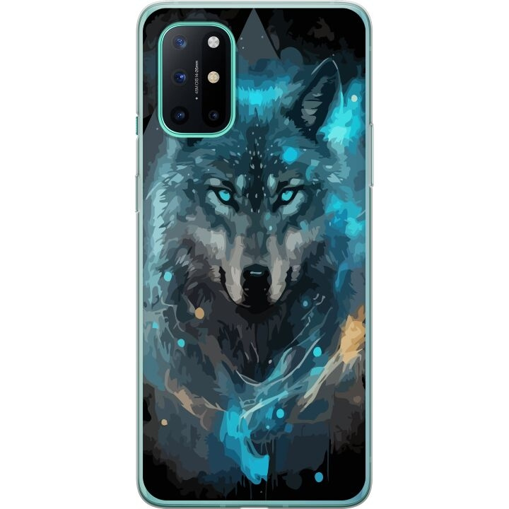 Mobile case for OnePlus 8T with Wolf design in the group SMARTPHONE & TABLETS / Phone cases / OnePlus at TP E-commerce Nordic AB (A56938)