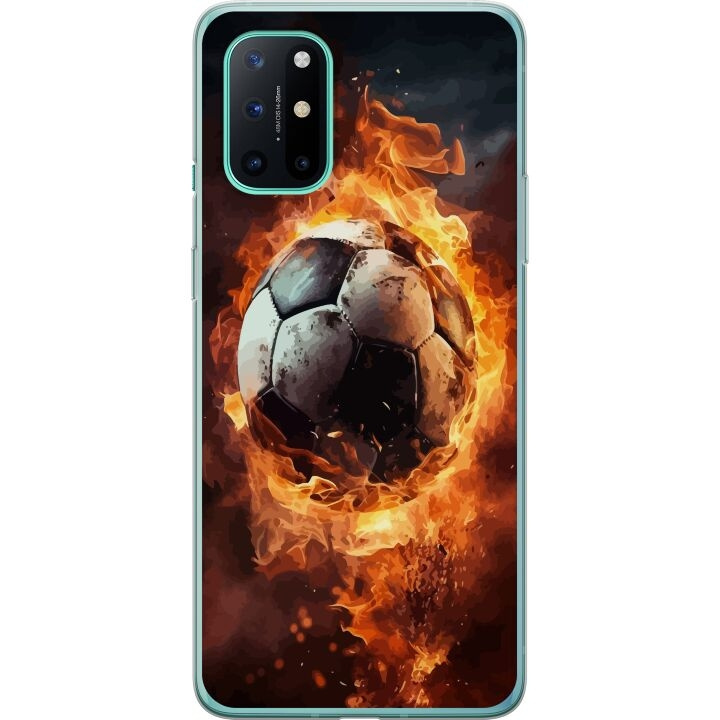 Mobile case for OnePlus 8T with Football design in the group SMARTPHONE & TABLETS / Phone cases / OnePlus at TP E-commerce Nordic AB (A56954)