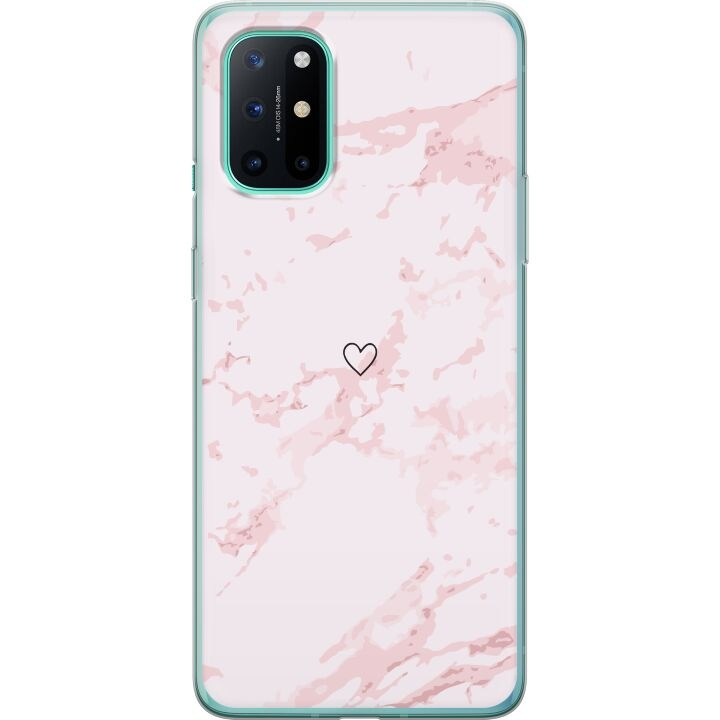 Mobile case for OnePlus 8T with Pink Heart design in the group SMARTPHONE & TABLETS / Phone cases / OnePlus at TP E-commerce Nordic AB (A56956)