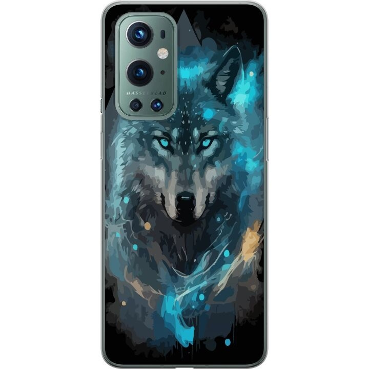 Mobile case for OnePlus 9 Pro with Wolf design in the group SMARTPHONE & TABLETS / Phone cases / OnePlus at TP E-commerce Nordic AB (A57046)