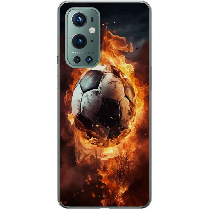 Mobile case for OnePlus 9 Pro with Football design in the group SMARTPHONE & TABLETS / Phone cases / OnePlus at TP E-commerce Nordic AB (A57062)