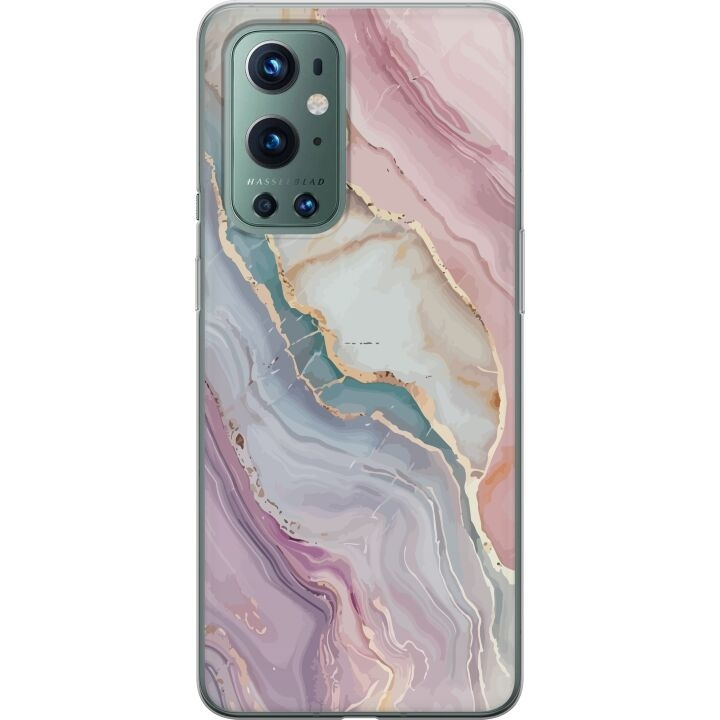 Mobile case for OnePlus 9 Pro with Marble design in the group SMARTPHONE & TABLETS / Phone cases / OnePlus at TP E-commerce Nordic AB (A57063)