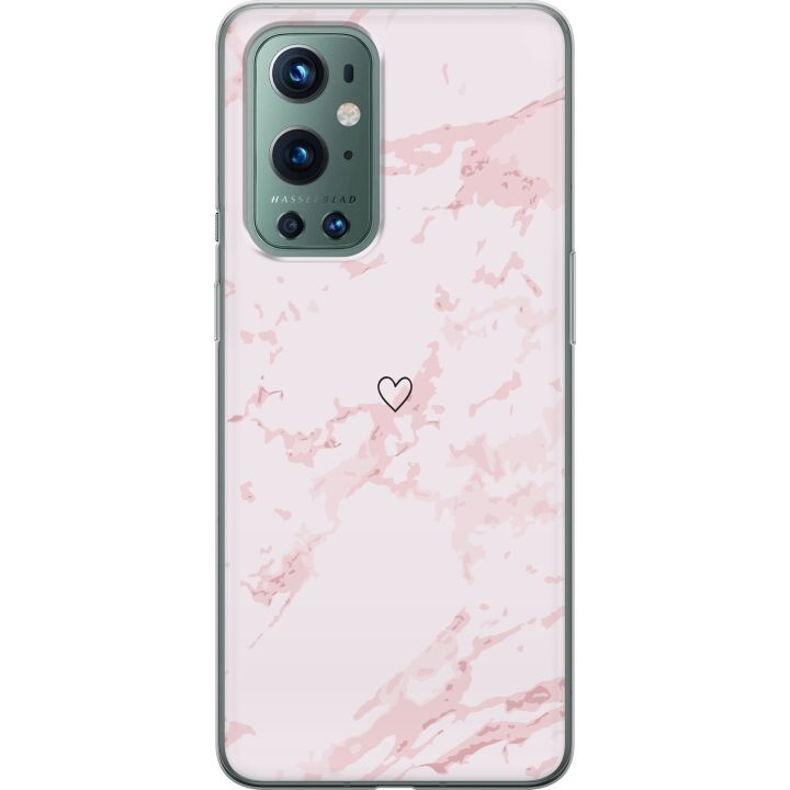 Mobile case for OnePlus 9 Pro with Pink Heart design in the group SMARTPHONE & TABLETS / Phone cases / OnePlus at TP E-commerce Nordic AB (A57064)