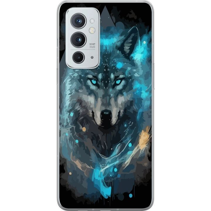 Mobile case for OnePlus 9RT 5G with Wolf design in the group SMARTPHONE & TABLETS / Phone cases / OnePlus at TP E-commerce Nordic AB (A57073)