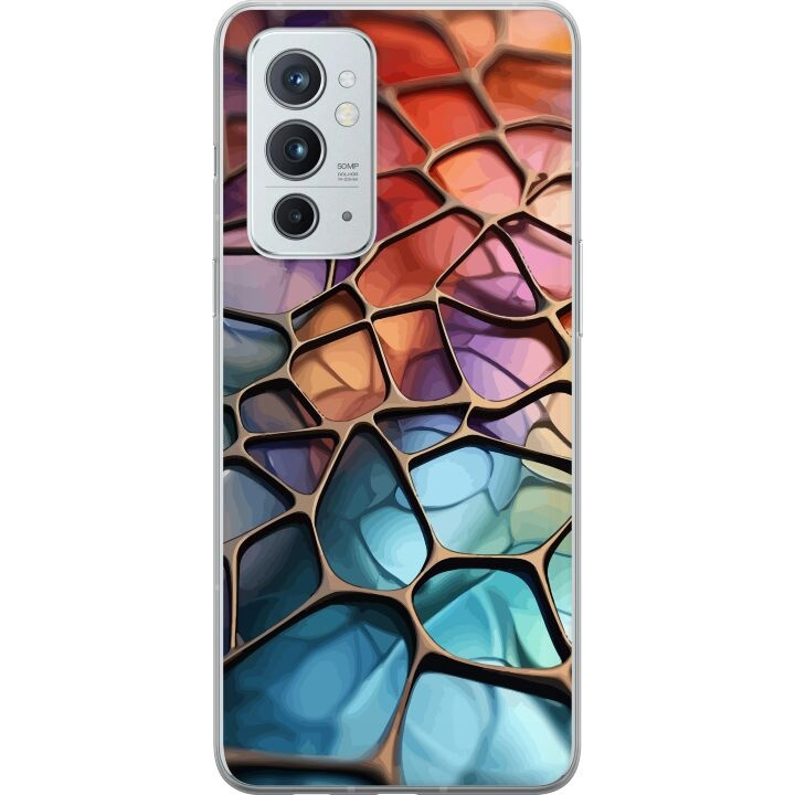 Mobile case for OnePlus 9RT 5G with Metallic pattern design in the group SMARTPHONE & TABLETS / Phone cases / OnePlus at TP E-commerce Nordic AB (A57078)