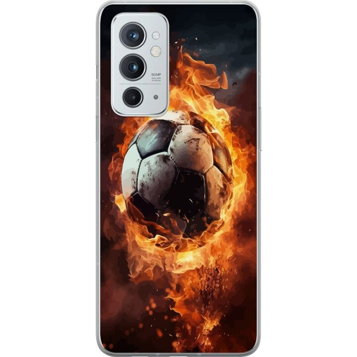 Mobile case for OnePlus 9RT 5G with Football design in the group SMARTPHONE & TABLETS / Phone cases / OnePlus at TP E-commerce Nordic AB (A57089)