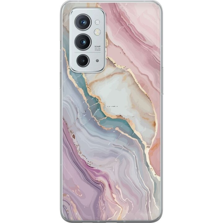 Mobile case for OnePlus 9RT 5G with Marble design in the group SMARTPHONE & TABLETS / Phone cases / OnePlus at TP E-commerce Nordic AB (A57090)