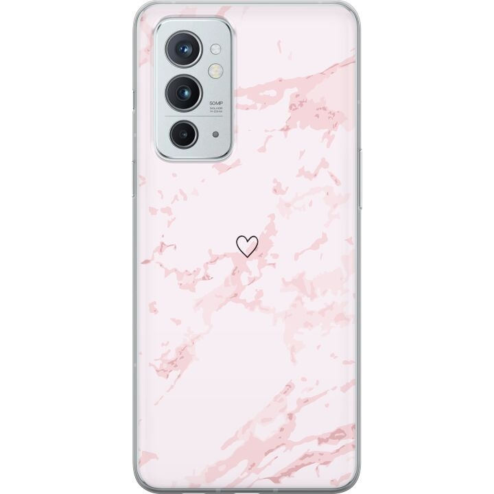 Mobile case for OnePlus 9RT 5G with Pink Heart design in the group SMARTPHONE & TABLETS / Phone cases / OnePlus at TP E-commerce Nordic AB (A57091)