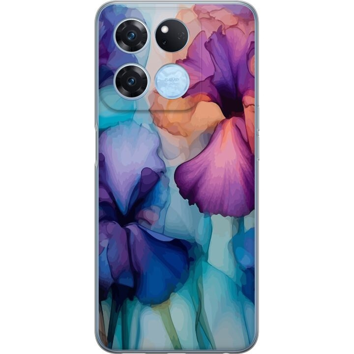 Mobile case for OnePlus Ace Racing with Magical flowers design in the group SMARTPHONE & TABLETS / Phone cases / OnePlus at TP E-commerce Nordic AB (A57125)